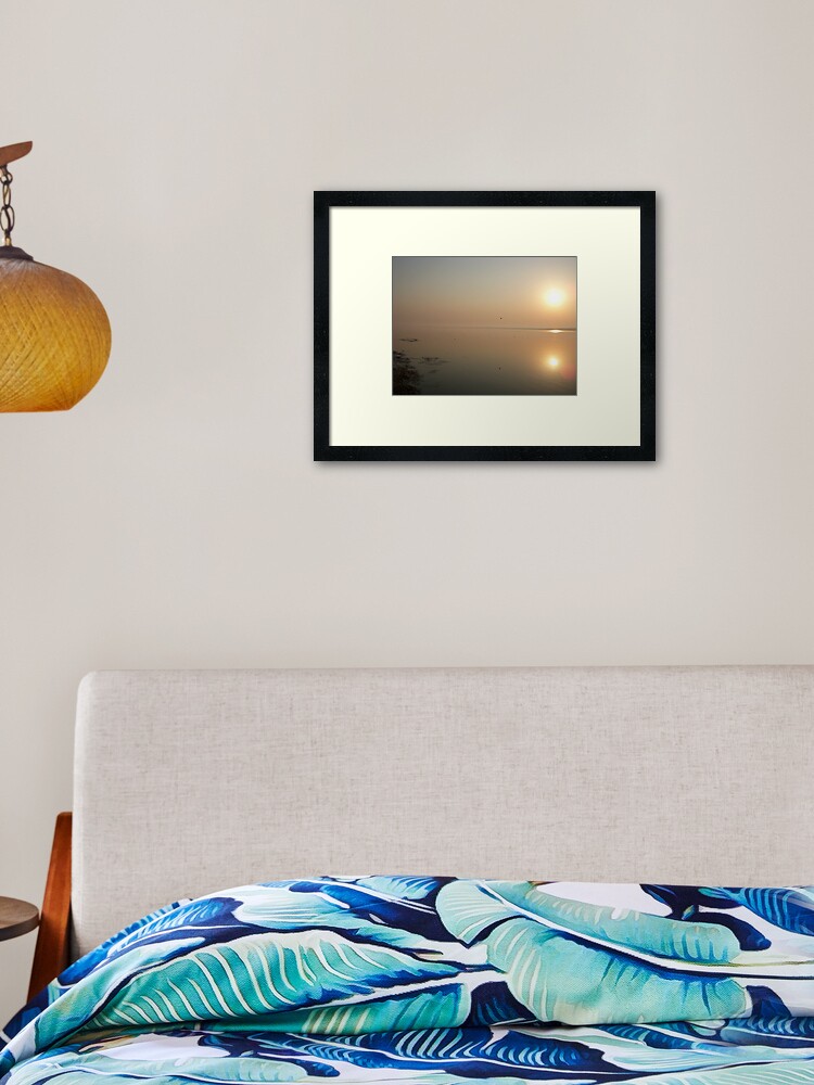 Thumbnail 2 of 7, Framed Art Print, The Sun Versus The Sea designed and sold by Anthropolog.