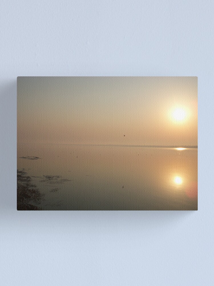 Thumbnail 1 of 3, Canvas Print, The Sun Versus The Sea designed and sold by Anthropolog.