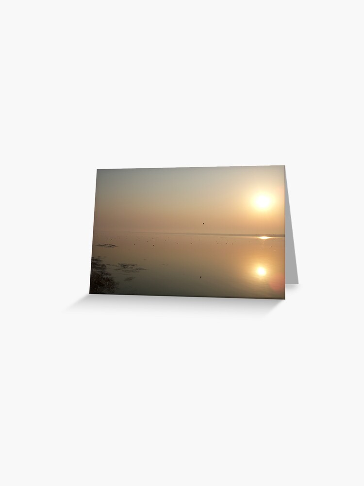 Thumbnail 1 of 2, Greeting Card, The Sun Versus The Sea designed and sold by Anthropolog.