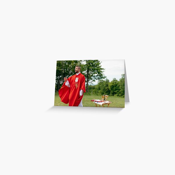 Harbor Springs, Michigan - Catholic, Eucharist, Mass Greeting Card