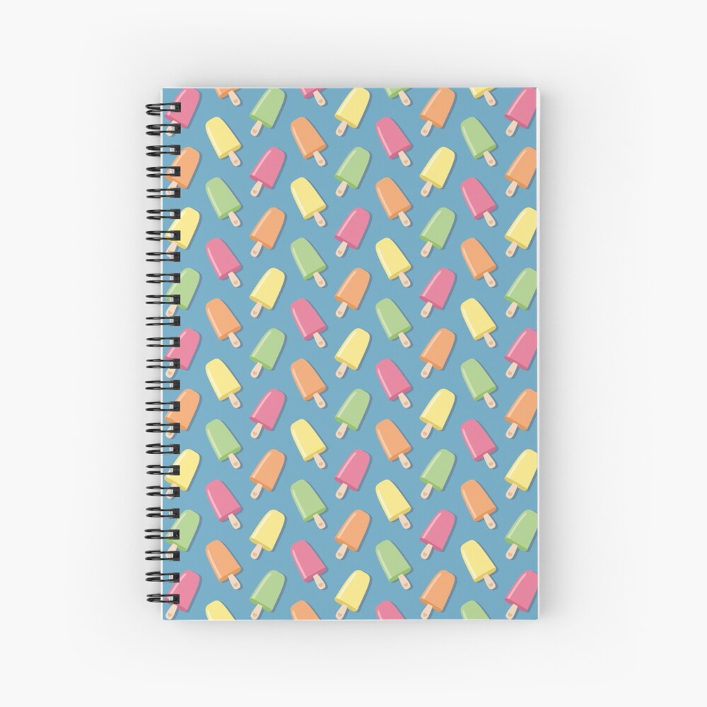 Colorful popsicles Spiral Notebook