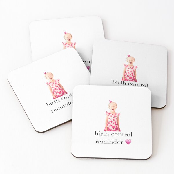 Item preview, funny brat birth control reminder sticker designed and sold by luvlees.