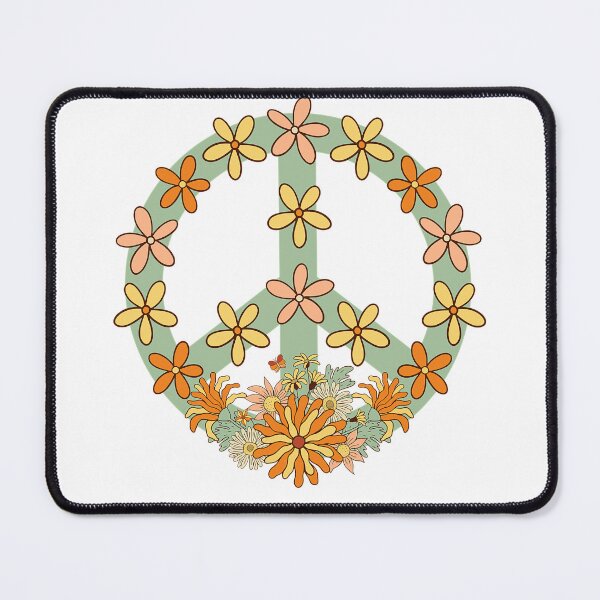 Item preview, Retro Peace Daisies designed and sold by Violet Grant.