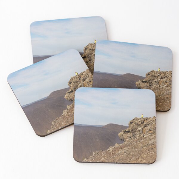 Fagradalsfjall - Active volcano in Iceland Coasters (Set of 4)