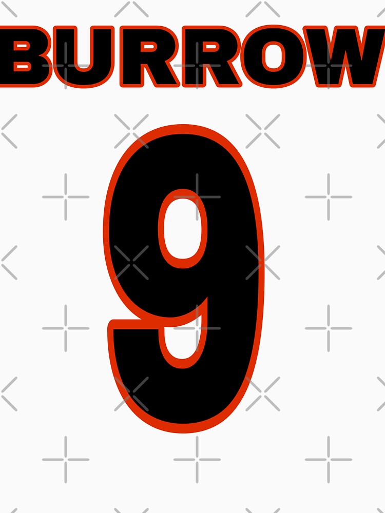 Joe Burrow Jersey 9  Essential T-Shirt for Sale by EliixirStreet