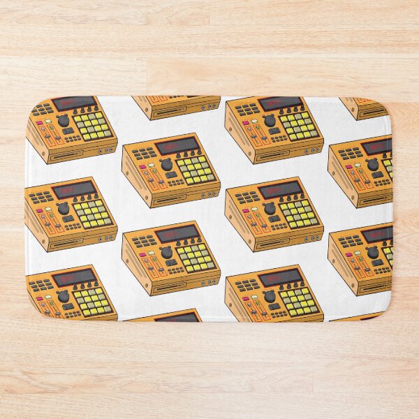 Item preview, Hip Hop Sampler Retro Graphic (Yellow Orange + Ship Gray Colorway) Analog / Music designed and sold by analogdigitalvz.