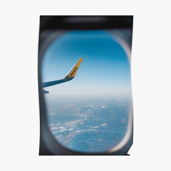 Southwest Airlines Airplane Window Poster
