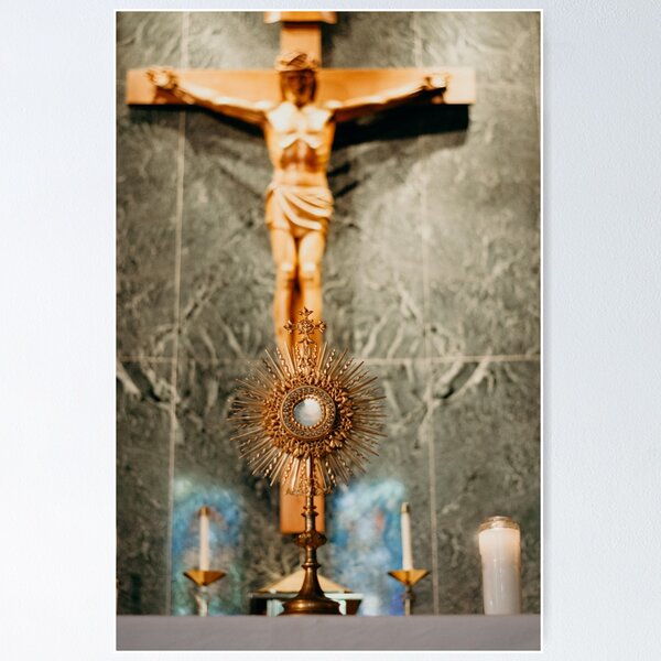 Eucharist, Catholic, Adoration Poster