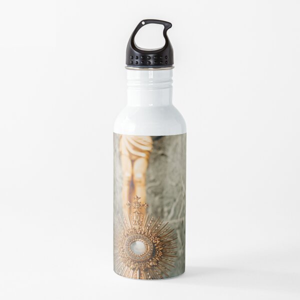 Eucharist, Catholic, Adoration Water Bottle