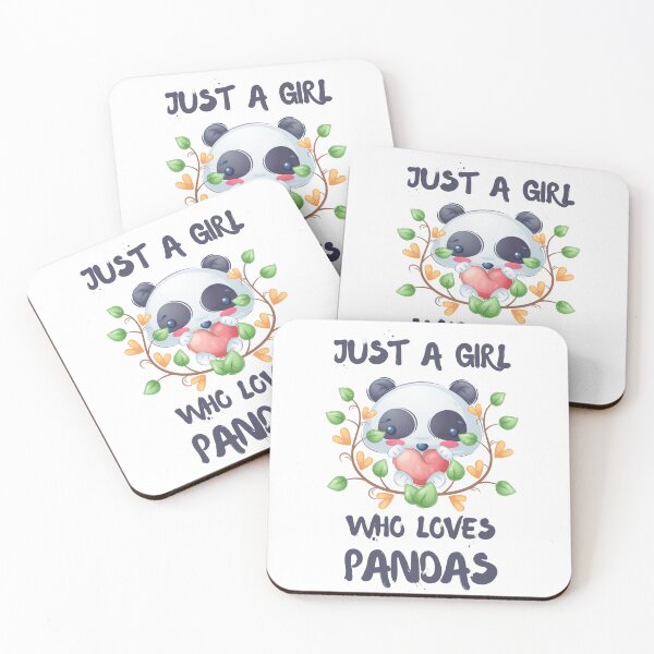 Item preview, Just A Girl Who Loves Pandas  designed and sold by DSC-Fashion.