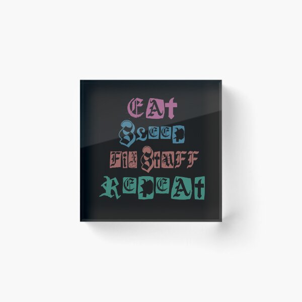 Item preview, eat sleep fix stuff repeat designed and sold by Chatchot.