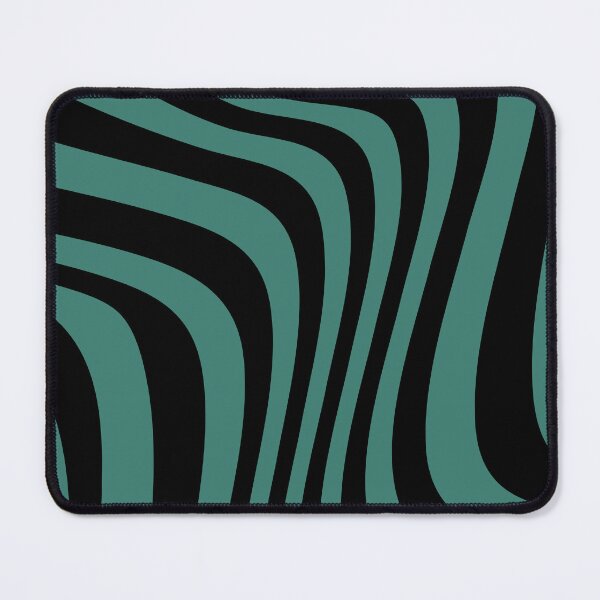 Item preview, Green Waves Print designed and sold by LivChrisDesigns.