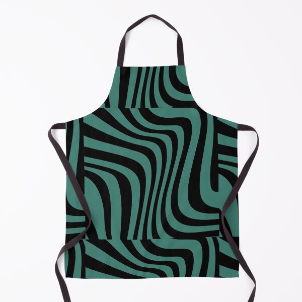 Item preview, Green Waves Print designed and sold by LivChrisDesigns.