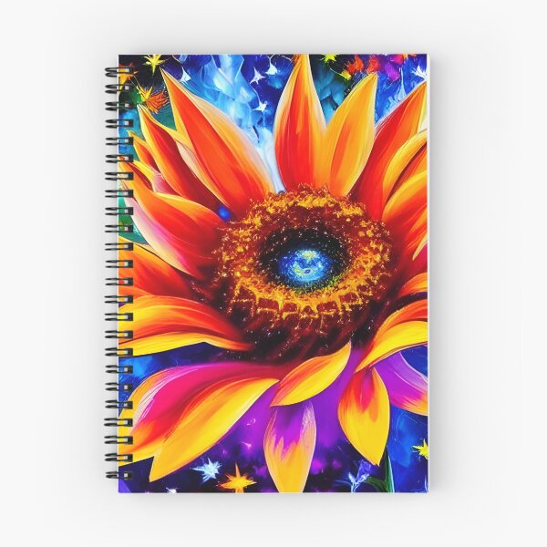 Aperçu de l'œuvre Tournesol céleste aux couleurs éclatantes créée et vendue par Nitram1990.