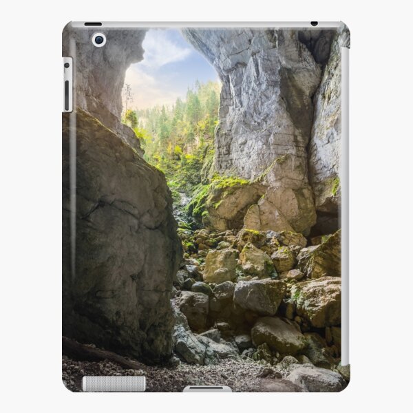 Cetatile cave sculpted by river in romanian mountains at sunrise iPad Snap Case