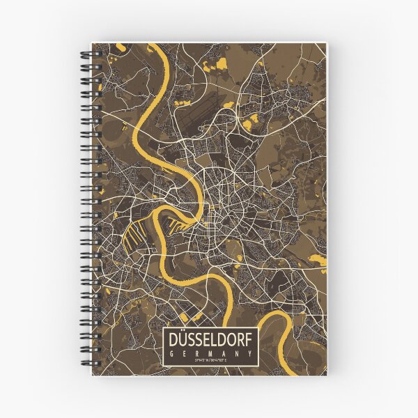 Item preview, Dusseldorf City Map of Germany - Pastel designed and sold by deMAP.