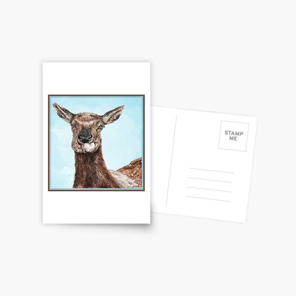 Item preview, Sassy Elk with tongue out designed and sold by howdoyouduke.
