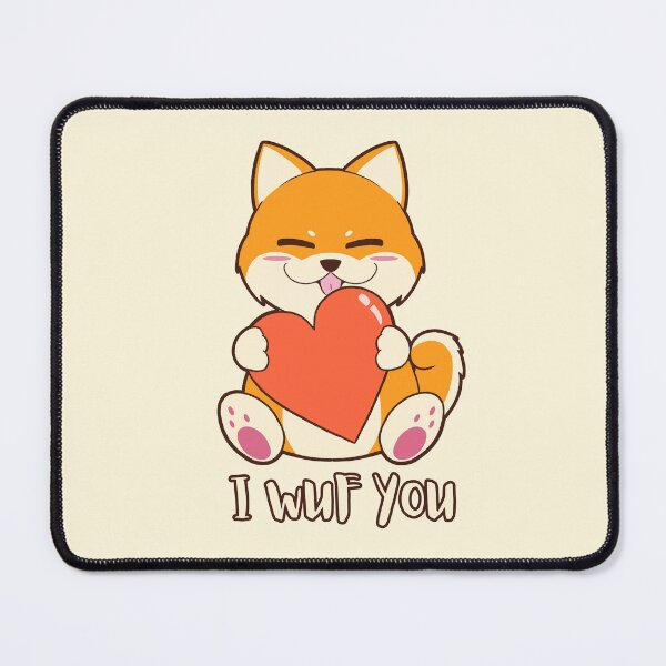 Item preview, I Wuf You Shiba Inu designed and sold by DynieKid.