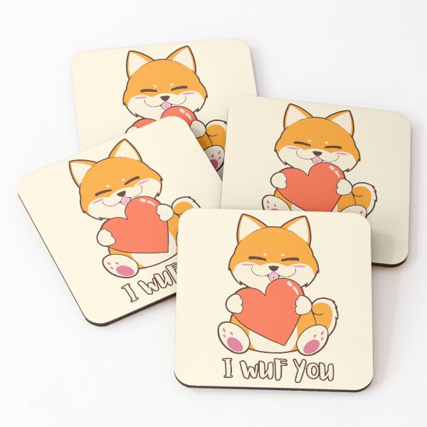 Item preview, I Wuf You Shiba Inu designed and sold by DynieKid.