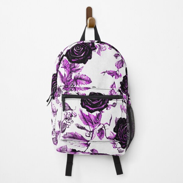 Item preview, Gothic Black Roses w/Purple tint & Petal Style Dark Pattern Design designed and sold by Russ Selby.