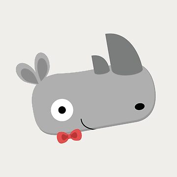 Artwork thumbnail, Rhinoceroses with bow ties by Petits Pixels