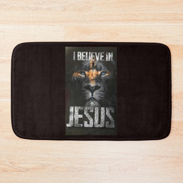 Item preview, I Believe in Jesus - Lion Face designed and sold by Rowena Jones.