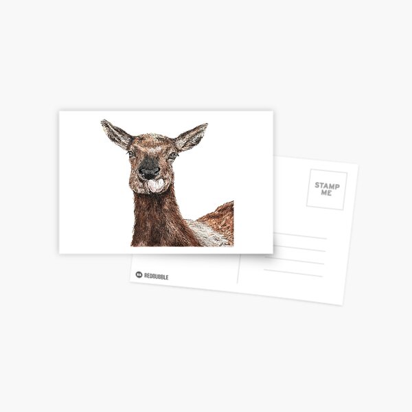 Item preview, Sassy Elk with Tongue Out designed and sold by howdoyouduke.