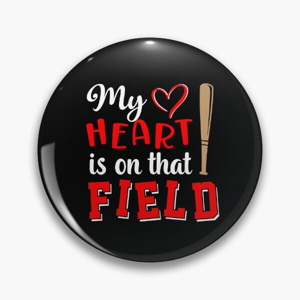 Item preview, My heart is on that baseball field designed and sold by Spreading Smile.