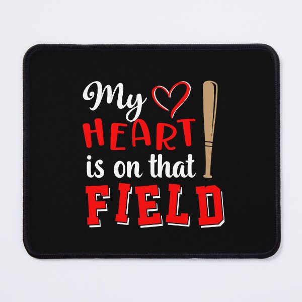 Item preview, My heart is on that baseball field designed and sold by Spreading Smile.