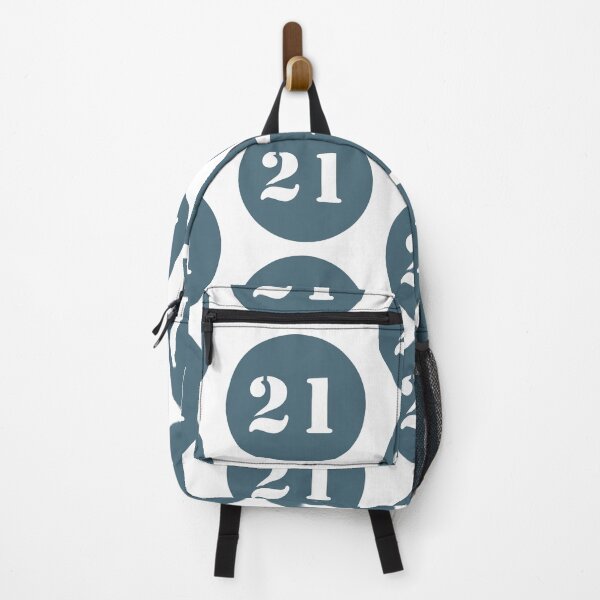 Item preview, Number Twenty One (21) in Olive Blue Circle designed and sold by Ching Teoh.
