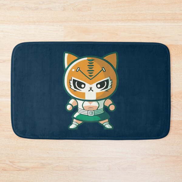 Artikelvorschau,  Lucha Libre Katzen | Mexikanische Wrestling | Kawaii-Katzen | Chibi-Katzen | Anime-Katzen | Lucha Libre Katzen 048 entworfen und verkauft von Catcosm.