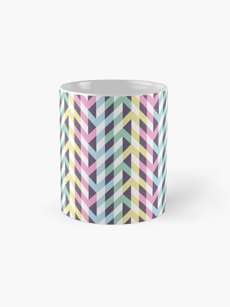 Alternate view of Pastel arrows of illusion Mug