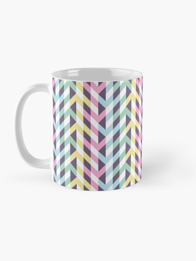Alternate view of Pastel arrows of illusion Mug