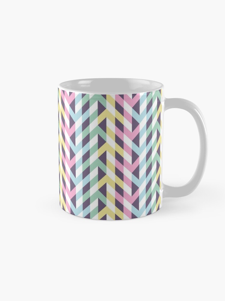 Alternate view of Pastel arrows of illusion Mug