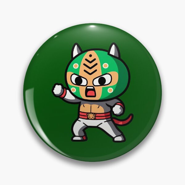 Artikelvorschau, Lucha Libre Katzen | Mexikanische Wrestling | Kawaii-Katzen | Chibi-Katzen | Anime-Katzen | Lucha Libre Katzen 046 entworfen und verkauft von Catcosm.