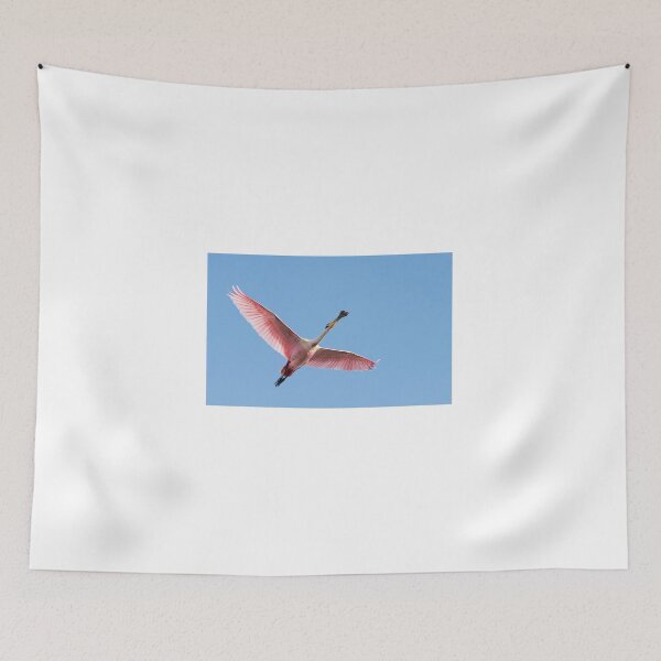 Item preview, Roseate spoonbill in Blue Sky designed and sold by Puttaswamy Ravishankar.