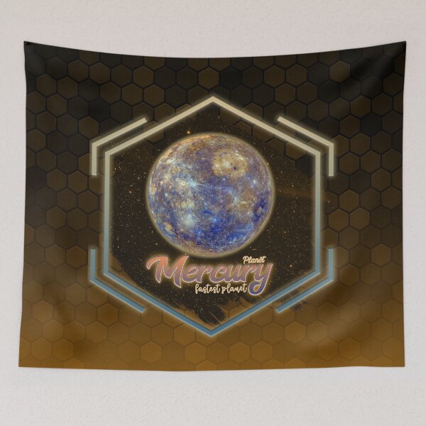 Item preview, Planet Mercury Artwork for Astronomy Lovers  designed and sold by DaVinciFeather.