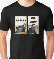 Tintin - Captain Haddock - Oh Wow Unisex T-Shirt