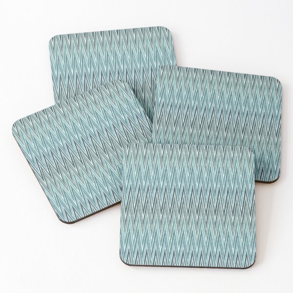 Item preview, Retro zigzag pattern. Gray-blue ornament. designed and sold by marinaklykva.
