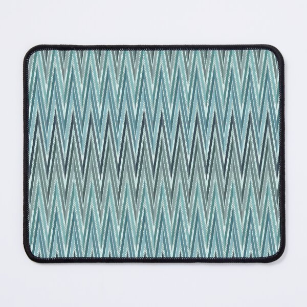 Item preview, Retro zigzag pattern. Gray-blue ornament. designed and sold by marinaklykva.