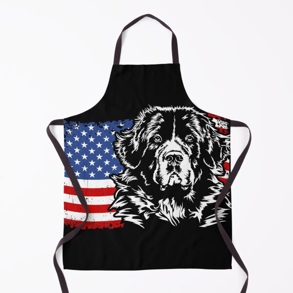 Item preview, Newfoundland Dog Flag Patriotic Dog Canine Portrait designed and sold by dogarts.