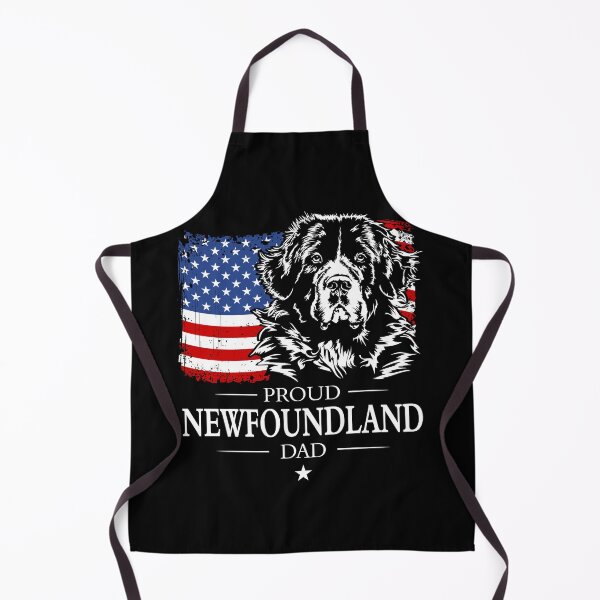 Item preview, Newfoundland Dad Dog Flag Patriotic Dog Canine Portrait designed and sold by dogarts.