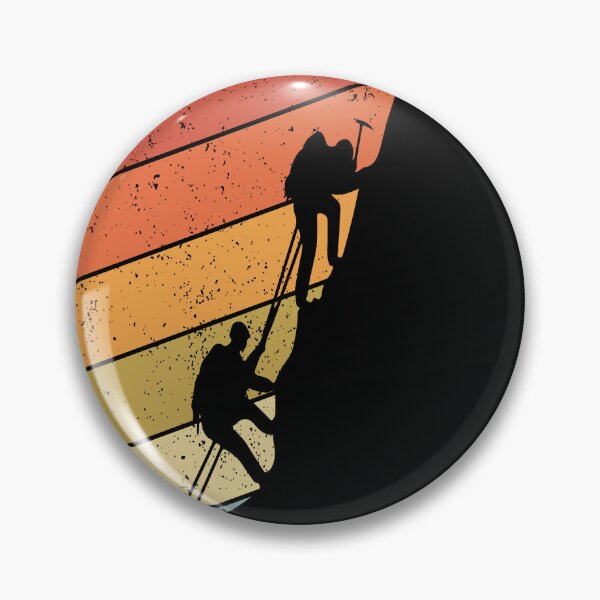 Item preview, Climbing Silhouette on Distressed Rainbow designed and sold by sweetbelle.