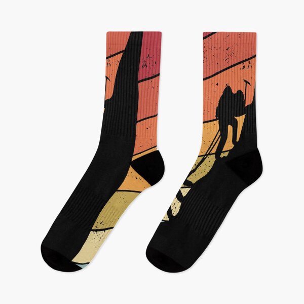 Item preview, Climbing Silhouette on Distressed Rainbow designed and sold by sweetbelle.