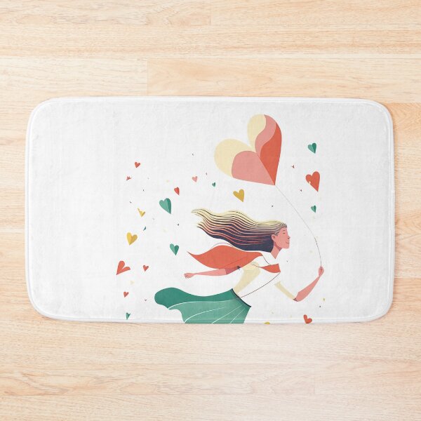 Item preview, Beautiful girl, float with love and heart,buy this,very cheap,and,delivered quickly. designed and sold by Delltaman.