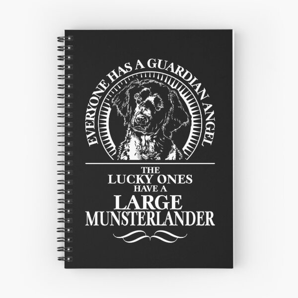 Item preview, Large Munsterlander Guardian Angel Dog Saying designed and sold by dogarts.