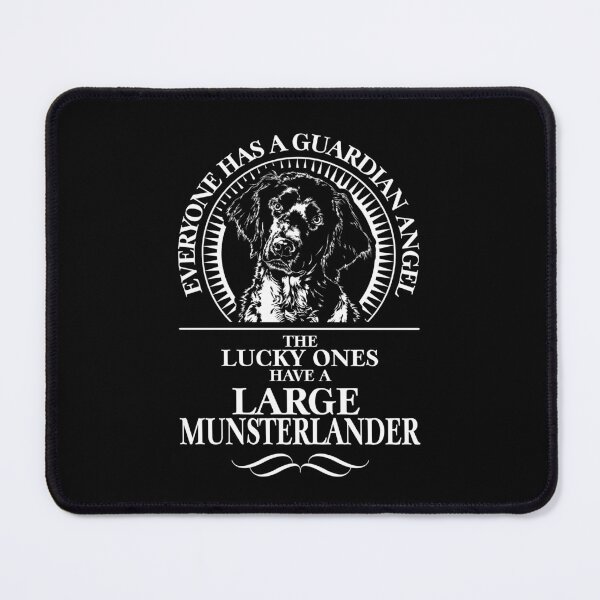 Item preview, Large Munsterlander Guardian Angel Dog Saying designed and sold by dogarts.