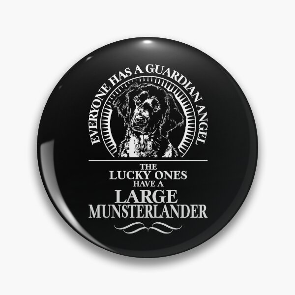Item preview, Large Munsterlander Guardian Angel Dog Saying designed and sold by dogarts.
