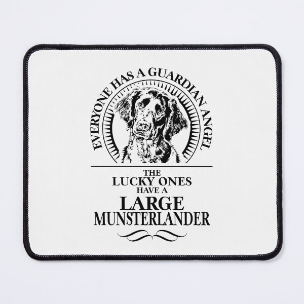 Item preview, Large Munsterlander Guardian Angel Dog Saying designed and sold by dogarts.