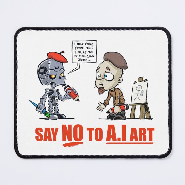 Item preview, Say NO to AI art! designed and sold by Craig Bruyn.